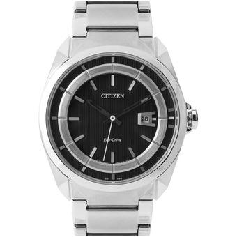 Citizen Men's Eco Drive AW1010-57E Silver Stainless-Steel Watch (Intl)  