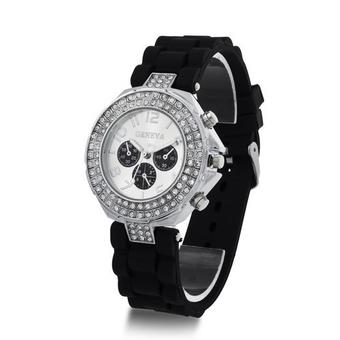 Classic Rhinestone Wrist Watch  