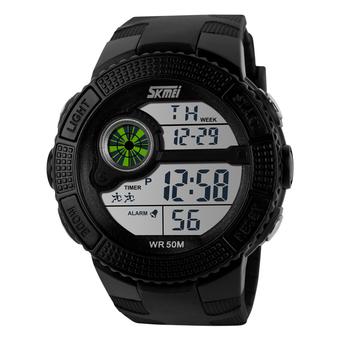 Cross-line New Water Resistant Digital Sport Wrist Watch Pilot Army Style Gift Quartz Watch (Intl)  