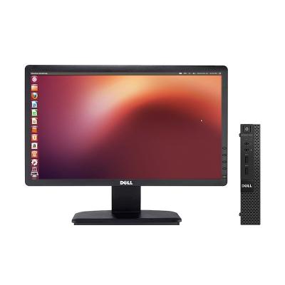 DELL OptiPlex 3020 Micro 18.5''/i3-4160/4GB/500GB/USB Optical Mouse & USB Keyboard/Ubuntu Linux Desktop- Black
