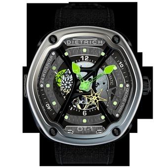 Dietrich Organic Time OT-1 Green Luxury Watch Unisex - Hijau  