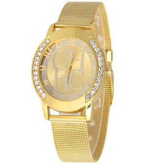 Dress Watch Stylish Women Casual Quartz Watch(Gold) (Intl)  