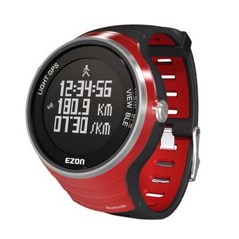 EZON GPS Smart Bluetooth 4.0 Outdoor Sports Fitness Jogging Running Digital Watch 5ATM Water Resistant Economical Rechargeable Unisex Wristwatch for Apple IOS for Android (Intl)  