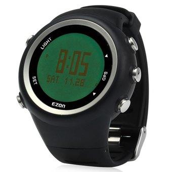 EZON T031 Men Professional GPS Running Series Water Resistant Outdoor Sports Watch (Black) - Intl  