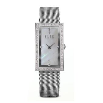 Elle Time EL20283B05N - Jam Tangan Wanita - MESH Bracelet - Silver  