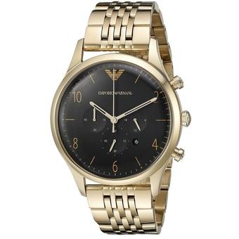 Emporio Armani AR1893 Mens Beta Gold Plated Link Bracelet Watch (Intl)  