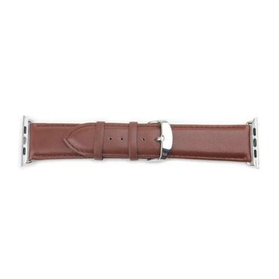 Exclusive Imports Cow Leather Watch Band Watchband for Apple Watch 38mm Brown