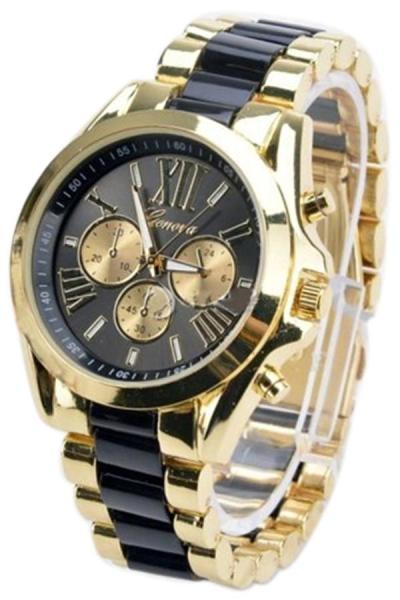 Exclusive Imports Men's Black Stainless Steel Watch