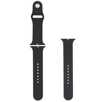 Exclusive Imports Silicone Watch Band Watchband for Apple Watch Black