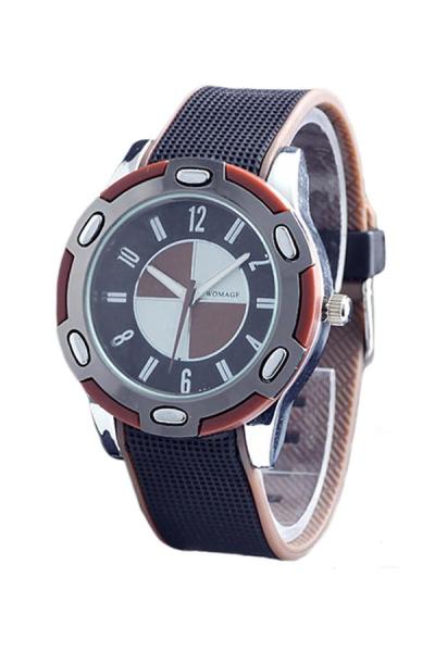 Exclusive Imports Unisex Rubber Sports Quartz Wrist Watches Brown