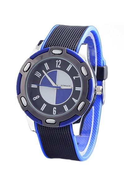 Exclusive Imports Unisex Rubber Sports Quartz Wrist Watches Dark Blue