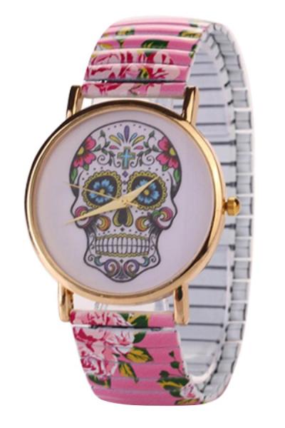 Exclusive Imports Women's Pink Elastic Band Watch