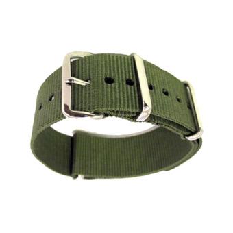 Fang Fang 20mm Nylon Wrist Watch Band Strap (Army Green)  