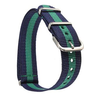 Fang Fang 20mm Nylon Wrist Watch Band Strap (Blue Green)  
