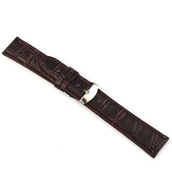 Fang Fang Leather Strap Wrist Watch Band 22mm (Brown)  