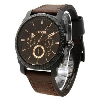 Fossil - Jam Tangan Pria - Leather Strap - Fossil FS4656 Brown  