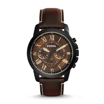 Fossil Watch - Jam Tangan Pria - FS 5088 - Leather – Silver  