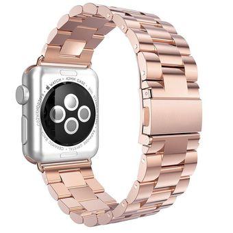 GAKTAI For Space Black Apple Watch Stainless Steel Link Bracelet Strap Band 42mm (Rose Gold) (Intl)  
