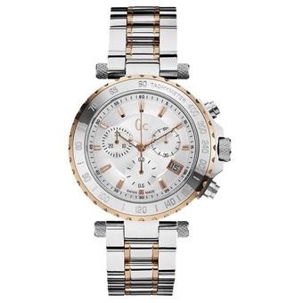 GC Guess Collection Jam Tangan Pria Silver Gold Stainless Steel X58002G1S  