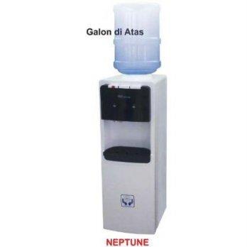 GEA NEPTUNE WATER DISPENSER / DISPENSER GALON ATAS AIR, PANAS, DINGIN DAN NORMAL - PUTIH