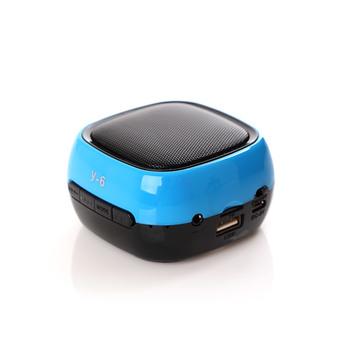 Generic USB Bluetooth Speaker Super Bass Y-6 - Biru  