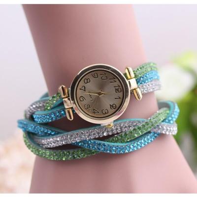 Ghz Girl Fashion Stylis Seaweed Bracelet Quartz Watch - Green