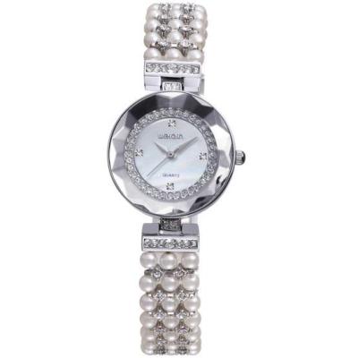 Ghz WEIQIN Casual Woman Stainless Steel Watch Water Resistant 10m - W4790 - Silver