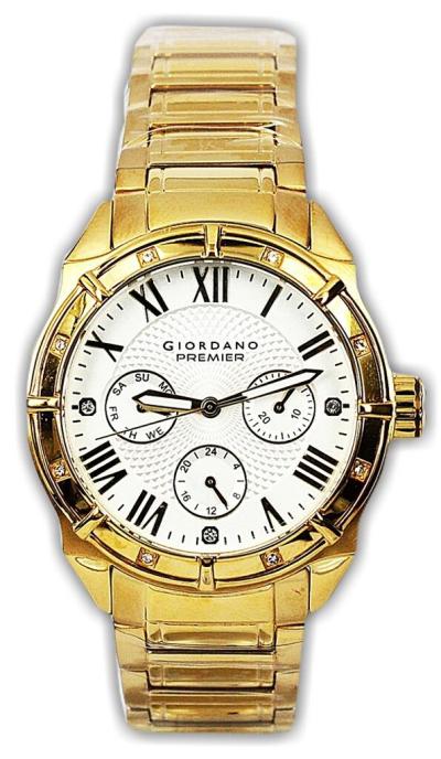 Giordano P2000-33 jam tangan wanita stainles 37mm -kuning/emas