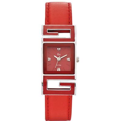 Go Girl - 698090 - Line Swarovski Bracelet Watch - Jam Tangan Wanita - Red
