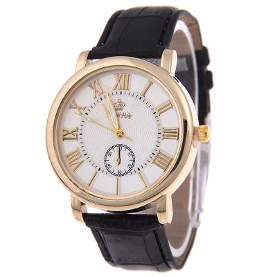 HET Women's Gold Plated Casual Leather belt Watch