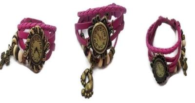 Indian Bracelet Watches - Jam Tangan Wanita - Fuschia Series