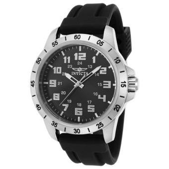 Invicta Pro Diver Men 45mm Case Black Polyurethane Strap Black Dial Quartz Watch 21835 - Intl  