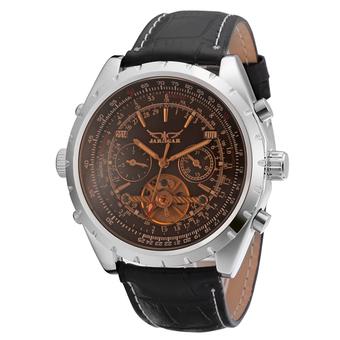 Jargar Men Mechanical Automatic Dress Watch with Gift Box JAG212M3S1 (Black) (Intl)  