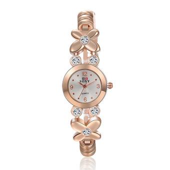 Korean version MS alloy bracelet watches Diamond Ladies Watch all-match high-end fashion watch - Intl  