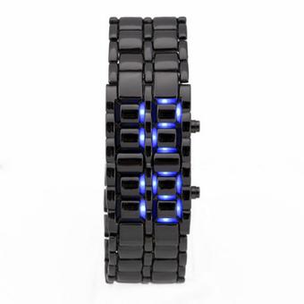LED Watch Iron Samurai - Biru  