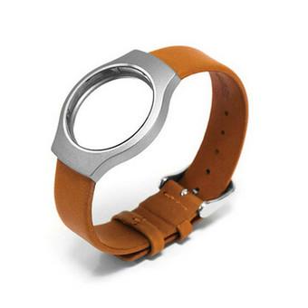 Leather Band For Misfit Shine Bracelet Activity Sleep Monitor Wristband Brown  