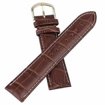 Leather Band Wrist Strap For Apple Watch (Brown)  