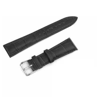 Leather Watch Wrist Strap For Apple Watch iwatch (Black)  