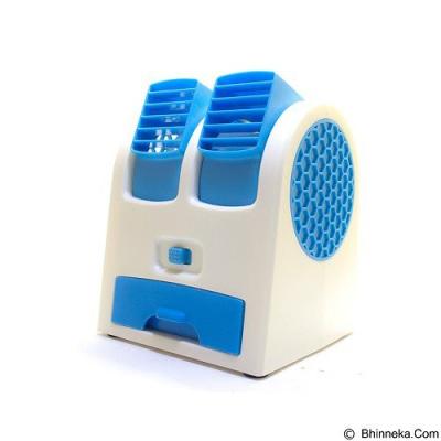 MIIBOX Mini Fan Air Conditioning With USB & AA Battery Powered - Blue (Merchant)