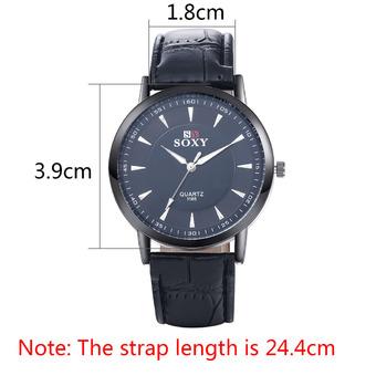 Men Business Leather Wristwatch S038 (Intl)  