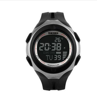 Men Sports Watches Skmei 1080 Casual Relogio Masculino Wristwatches (Black)  