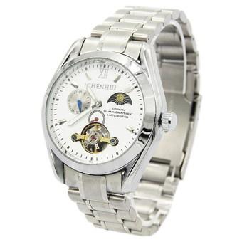 Men's Fashion Tourbillon Automatic Mechanical Stainless Steel Wrist Watch 002157 (Intl)  
