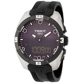 Mens Tissot T-Touch Solar Quartz Chronograph Black Dial Watch (Intl)  