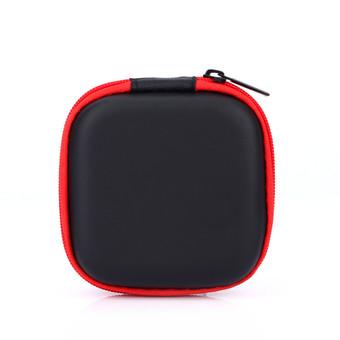 Mini Earphone Case Bag Storage Pouch for Most Earphone In ear Headphone Headset (Red) (Intl)  