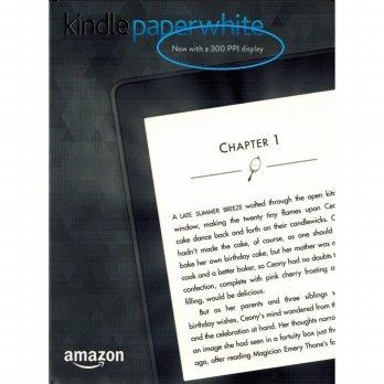 New Kindle Paperwhite 4 GB E-Book Reader Amazon 2015 Edition Ads Version + Accessories