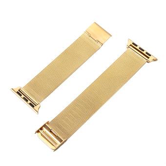 New Strap Bracelet Band Metal Replacement for Apple Watch Gold 42mm(Intl)  