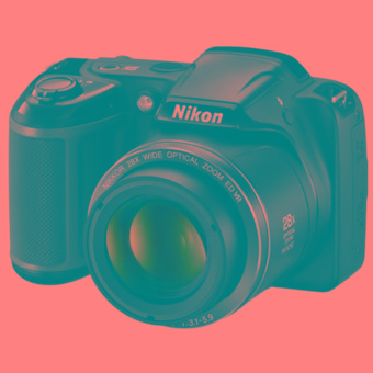 Nikon Coolpix L340 - 20 MP - Hitam  