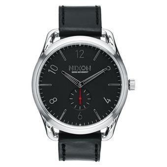 Nixon - C45 Leather - Black Red watch (Intl)  