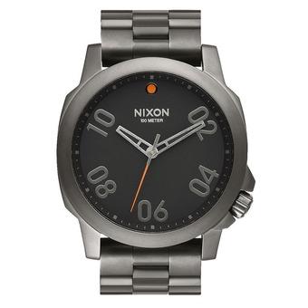 Nixon Mens Ranger 45 GunmetalBlack Watch (Intl)  