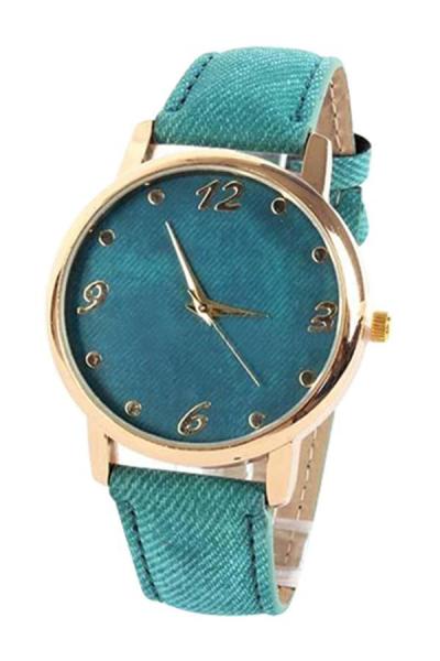 Norate Faux Leather Watch Mint Green